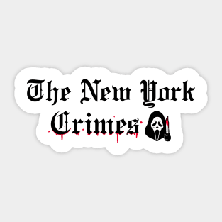 The New York Crimes! Sticker